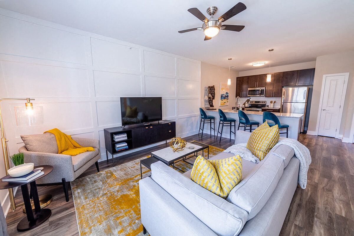 The Century unit living area